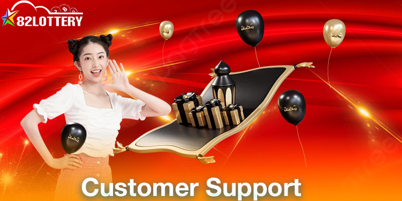 Customer Support on 82Lottery